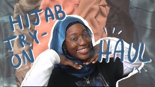 A Very Yappy Hijab Try On Haul  Veiled Collection [upl. by Ennasil]