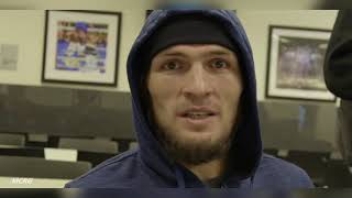 Khabib Nurmagomedov talks about slapping Artem Lobov amp Conor McGregor bus attack NEW FOOTAGE [upl. by Citron]