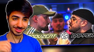 PRODUZENT vs RAPPER Rapbattle Reaction [upl. by Marden442]