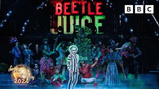 Our Pros turned on the juice for this brilliant Beetlejuice themed dance ✨ BBC Strictly 2024 [upl. by Hairom]