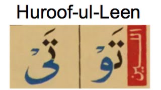 Huroof ul Leen  Diacritical Marks  Section 2 Lesson 5 [upl. by Neelac]