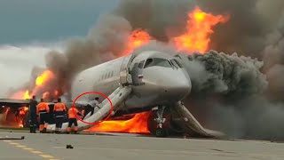 飛行機が墜落する瞬間【墜落】空港 飛行機ヘリコプター離着陸風景映像 5 [upl. by Anyk]