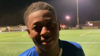 Post Match Interview  Deondre Date  Tonbridge Angels 6 Beckenham Town 1 [upl. by Nerraw]