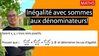 Inégalité avec sommes aux dénominateurs  comment sy prendre [upl. by Ugo]