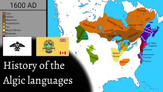 History of the Algic languages AlgonquianWiyotYurok languages [upl. by Laaspere]