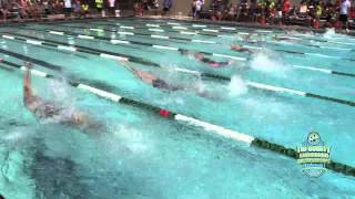 2015  Finals  Event  33  Heat  2  Girls 1314 50 Backstroke [upl. by Teragramyram874]