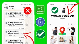 How To Fix WhatsApp Documents Photos Not Showing in Gallery Problem 2024 [upl. by Dragelin]