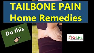 Tailbone Pain Relief Home Remedy Coccydynia shorts [upl. by Atnima]