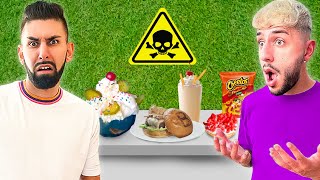 Eating The Worlds WEIRDEST Food Combinations FT Brawadis [upl. by Ekalb937]