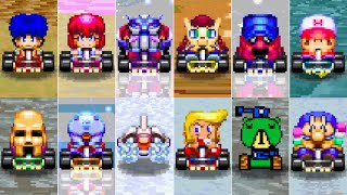 Konami Krazy Racers GBA  All Playable Characters [upl. by Allissa742]