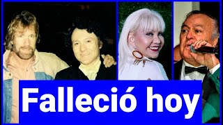 Famosos fallecidos hoy  Noticias 20 de septiembre [upl. by Octavia]