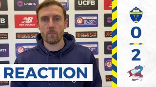 Warrington Town 02 Scunthorpe United Mark Beesley reaction [upl. by Ayian]