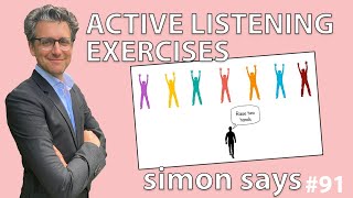 Active Listening Exercises  Simon Says 91 [upl. by Pachston]