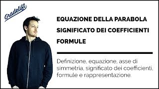 Equazione della Parabola Spiegazione e Formule [upl. by Lucie]