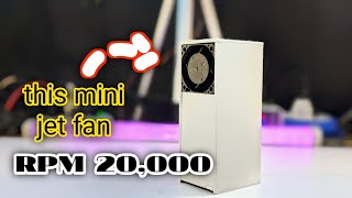 how to make high powerful mini Jet fan 100 watt [upl. by Arimak]