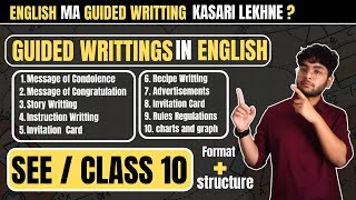 All Guided Writing Format Of English In SEE  Class 10 [upl. by Gracye19]