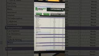 The easiest way to keep track of my expenses finance excel budget spreadsheet debtfreejourney [upl. by Oberheim210]