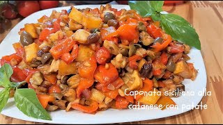 Caponata siciliana alla catanese con patate [upl. by Okorih196]