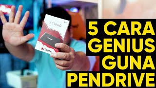 5 Cara Genius Guna Pendrive Dan Portable SSD Yang Ramai Tidak Tahu [upl. by Ailerua]