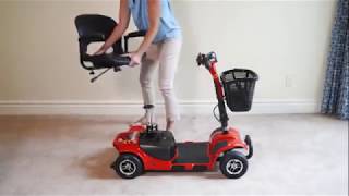 Portable Mobility Scooter  Incredewheels Easy from IncredEbike [upl. by Annoyt204]