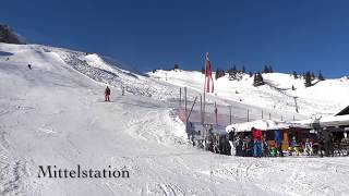 Kleinwalsertal Hirschegg Ifen Skiabfahrt Österreich [upl. by Arrais]