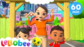 Lellobee  Wheels On The Bus  Learning Videos For Kids  Education Show For Toddlers [upl. by Oliric]