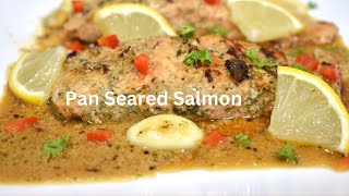 Pan Seared salmon [upl. by Kalindi]