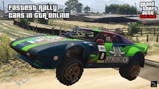 Fastest Rally Cars in GTA Online 2018 [upl. by Franciskus]