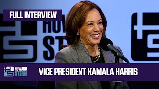 Vice President Kamala Harris on the Howard Stern Show FULL INTERVIEW [upl. by Enomys]