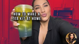 How to make a Herbalife Tea Kit at home  Easy way to Make pretty teas at home [upl. by Nesrac]