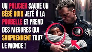 Un POLICER sauve un BÉBÉ NOIR jeté à la poubelle mais des années plus tard il est secoué par [upl. by Haidabej]