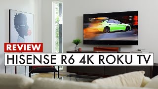 EASY TO USE 4K TV Hisense R6 TV Review  Roku Best CHEAP TV for 2020 [upl. by Roht538]