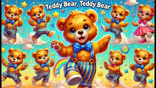 Teddy Bear Teddy Bear  Top Fun Nursery Rhymes for Kids  teddy fun youtubevideo nurseryrhyme [upl. by Atirehc]