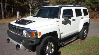 2008 Hummer H3 Luxury For SaleChrome WheelsChrome StepsWhiteBlackOnly 5008 MILES [upl. by Yehudit]