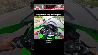 Kawasaki Ninja zx10r Vs Ninja z900 racing 🏎️ [upl. by Wager]