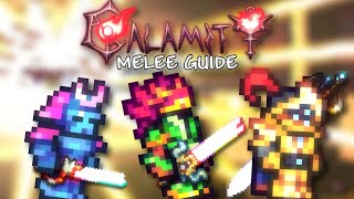 COMPLETE Calamity Melee Class Setups Progression Guide Version 203011 [upl. by Dj]