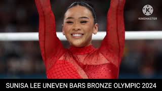 sunisa lee uneven bars  Sunisa lee bronze  gymnastics Olympic 2024 [upl. by Jovitta]