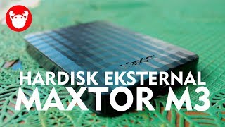 Review Hardisk Eksternal Murah Maxtor M3 1TB [upl. by Kcod]