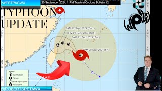 Bagyong TD Igme forms and Pulasan bring rains to Korea and Japan Westpacwx Update [upl. by Nalla782]