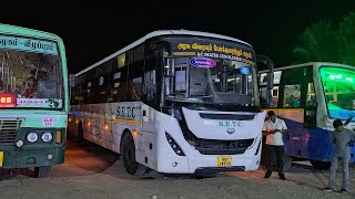 SETC AC Seater sleeper travel vlog Chennai to Coimbatore via Vellore Salem cmbt 2024 tnstc [upl. by Eisak232]