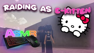 Raiding As An EKitten in Da Hood  Keyboard ASMR 🌸 [upl. by Adiasteb]