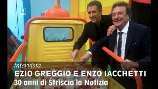 Intervista a Greggio e Iacchetti la coppia doro di Striscia la notizia [upl. by Leanard376]