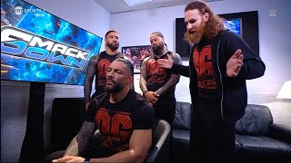 Roman Reigns And OG Bloodline Full Backstage Segment  WWE SmackDown Highlights Today [upl. by Faustena]