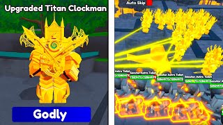 OMG NEW UPGRADED TITAN CLOCKMAN CRATE IS Toilet Tower Defence EPISODE 73 PART 2 [upl. by Ainadi]