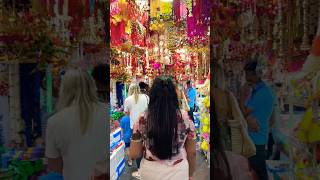 Diwali market in SingaporeDiwali shopping Artistic Alisha vlogsminivlog [upl. by Parlin850]