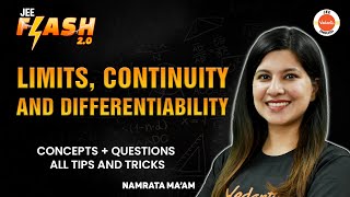 Limits Continuity And Differentiability  JEE 202425  PYQs  Namrata Maam [upl. by Citarella]