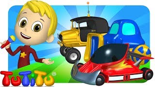 TuTiTu Songs Channel  Wheels Special  Sing Along For Kids [upl. by Nazler]