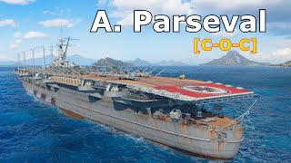 World of WarShips August von Parseval  4 Kills 227K Damage [upl. by Anaert]