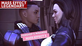 Mass Effect Remastered Romance  Complete Femshep Miranda Lawson [upl. by Niamrahc]