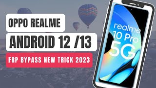 All Oppo Realme Android 13 Frp Bypass New Trick 2023  SP Mobile Ftw [upl. by Rock80]